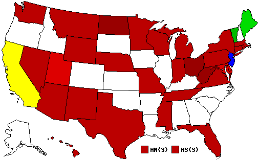 2018 Senate Endorsement Map