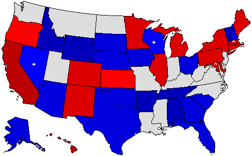 Governor Prediction Map