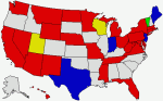 texasgurl24 Endorsements Map