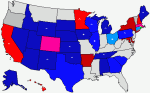 Governor Poll Map