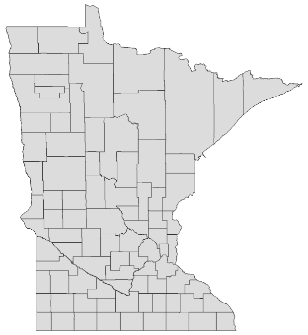 2016 Presidential Republican Caucus - Minnesota Election County Map