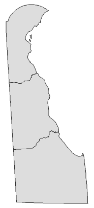 2024 Presidential Republican Primary - Delaware Election County Map