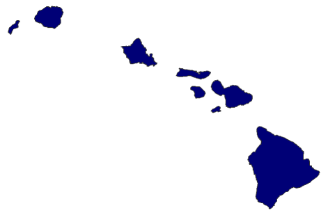 2024 Presidential Republican Caucus - Hawaii Election County Map