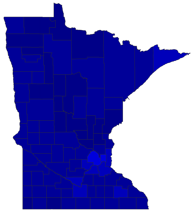 2024 Presidential Republican Primary - Minnesota Election County Map
