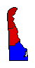 2014 Delaware County Map of General Election Results for US Representative