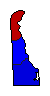 2016 Delaware County Map of General Election Results for US Representative