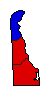 1950 Delaware County Map of General Election Results for Attorney General