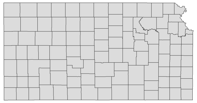 2022 State Treasurer General Election - Kansas Election County Map