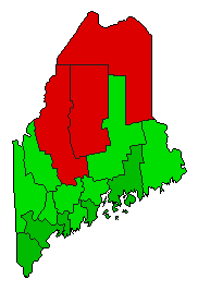 2017 Maine County Map of General Election Results for Initiative