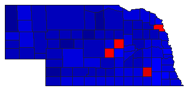 2006 Nebraska County Map of General Election Results for State Auditor