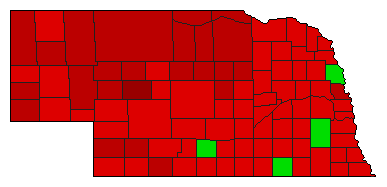 2006 Nebraska County Map of General Election Results for Referendum
