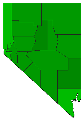 2002 Nevada County Map of General Election Results for Initiative