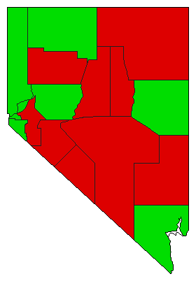 2004 Nevada County Map of General Election Results for Initiative