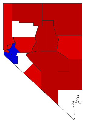 1902 Nevada County Map of General Election Results for Attorney General