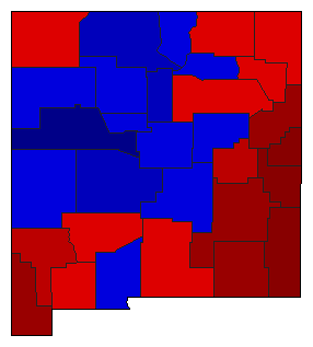 1926 New Mexico County Map of General Election Results for Attorney General