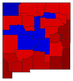 1948 New Mexico County Map of General Election Results for Attorney General