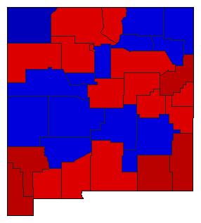 1952 New Mexico County Map of General Election Results for Attorney General