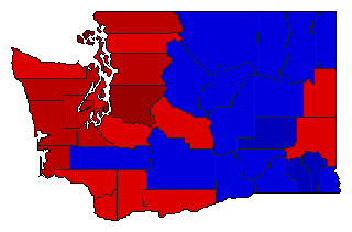 2008 Washington County Map of General Election Results for Insurance Commissioner