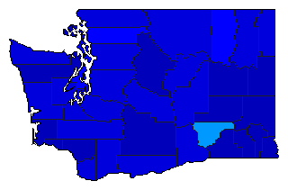 1920 Washington County Map of General Election Results for Senator