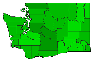 1979 Washington County Map of General Election Results for Referendum