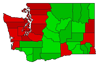 1995 Washington County Map of General Election Results for Referendum