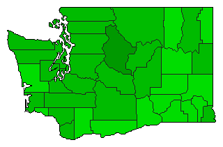 1997 Washington County Map of General Election Results for Referendum