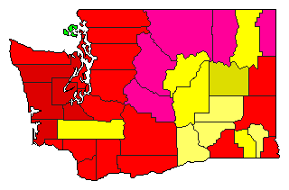 2020 Washington County Map of General Election Results for Lt. Governor