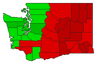 2016 Washington County Map of General Election Results for Initiative