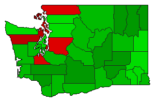 2019 Washington County Map of General Election Results for Initiative