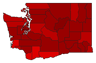 1982 Washington County Map of General Election Results for Initiative