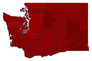 1936 Washington County Map of General Election Results for Initiative