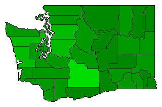 1932 Washington County Map of General Election Results for Initiative