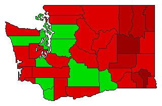 1948 Washington County Map of General Election Results for Initiative
