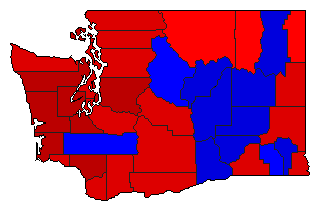 2004 Washington County Map of General Election Results for State Treasurer