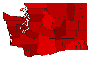1936 Washington County Map of General Election Results for Attorney General