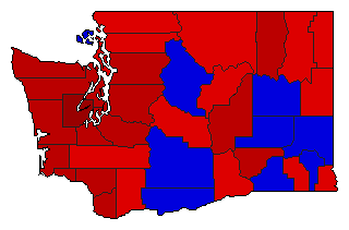1948 Washington County Map of General Election Results for Attorney General