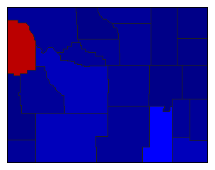 2020 Wyoming County Map of General Election Results for US Representative