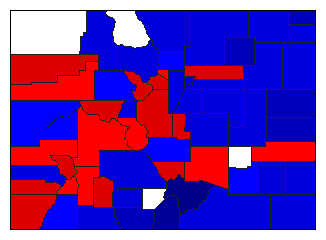 1906 Colorado County Map of General Election Results for Attorney General