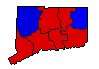 2018 Connecticut County Map of General Election Results for Comptroller General