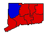 2018 Connecticut County Map of General Election Results for Secretary of State
