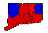2022 Connecticut County Map of General Election Results for State Treasurer
