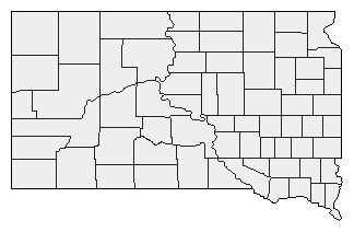 2024 South Dakota County Map of Republican Primary Election Results for President