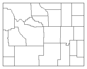 2024 Wyoming County Map of Republican Primary Election Results for President