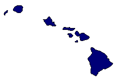 2010 Hawaii County Map of Republican Primary Election Results for Governor