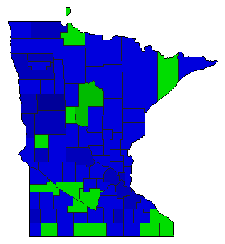 2006 Minnesota County Map of Republican Primary Election Results for Attorney General
