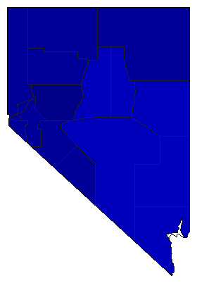 2018 Nevada County Map of Republican Primary Election Results for Governor