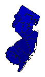 1972 New Jersey County Map of Republican Primary Election Results for Senator