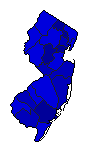 1984 New Jersey County Map of Republican Primary Election Results for Senator