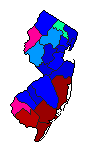 2020 New Jersey County Map of Republican Primary Election Results for Senator